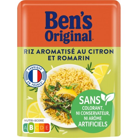 BEN'S ORIGINAL RIZ aromatisé au Citron et Romarin 220g