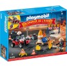 PLAYMOBIL 9486 Calendrier de l'Avent Pompiers et incendie de chantier