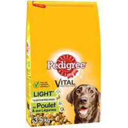 Pedigree Croquettes Vital Protection Light au poulet pour chien le sac de 3,5Kg