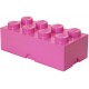 LEGO Storage Brick Boîte de Rangement rose x8