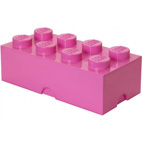 LEGO Storage Brick Boîte de Rangement rose x8
