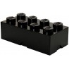 LEGO Storage Brick Boîte de Rangement noir x8