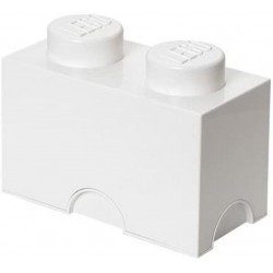 LEGO Storage Brick Boîte de Rangement blanc x2