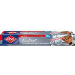 Albal Papier aluminium Alu Chef le rouleau 20m