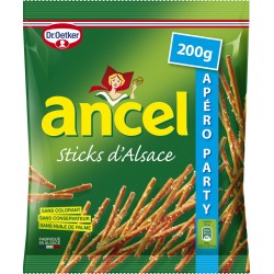 Ancel Biscuits apéritifs Sticks 200g