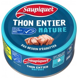 Msc Saupiquet Thon entier au naturel 280g