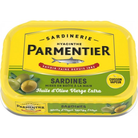 Parmentier Sardines à l'Huile d'Olive Vierge Extra 135g