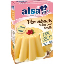 ALSA Préparation dessert Flan Entremets Vanille 192g