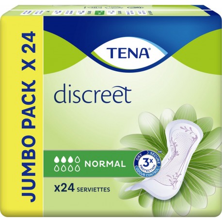 TENA Serviettes hygiéniques Lady normal paquet 24