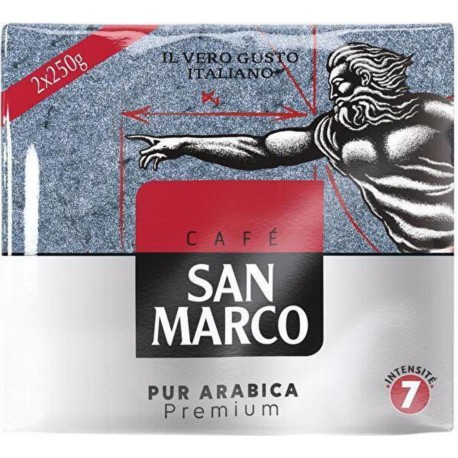 SAN MARCO MOULU pur arabica 2 X 250g