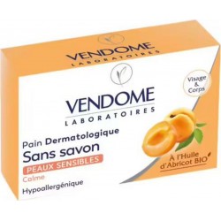 VENDOME Savon Dermatologique Huile d’Abricot Bio 100g