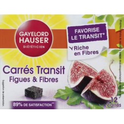 Gayelord Hauser Carrés transit Figues & Fibres 12x10g 120g