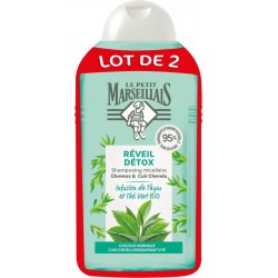 Le Petit Marseillais Shampooing Reveil detox infusion 2x250ml 500ml