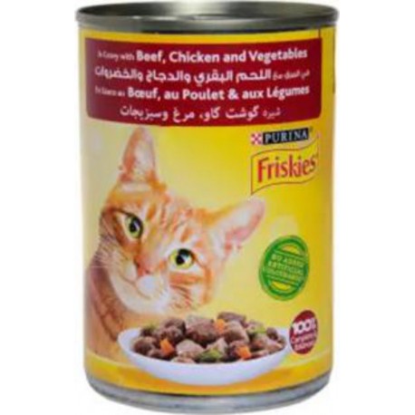 Friskies en sauce au foie, à la volaille et aux légumes - Purina - 400g