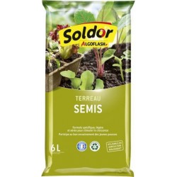 Algoflash SOLDOR Terreau Semis Bouturage et Repiquage 6L