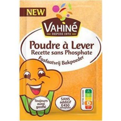 VAHINÉ Poudre à lever recette sans phosphate x6 48g