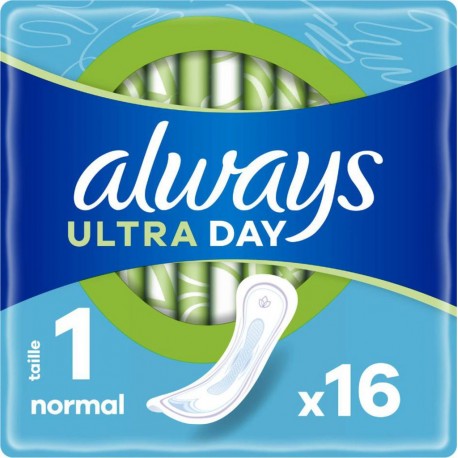 ALWAYS Serviette Hygiénique Ultra Normal Taille 1 x16