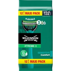 Wilkinson Sword Rasoirs jetables Pure XTREME3 Sensitive MAXI PACK x12