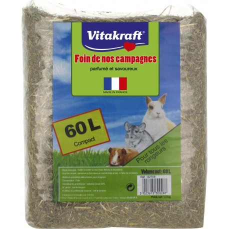 VITAKRAFT FOIN DE NOS CAMPAGNES 60L 2Kg