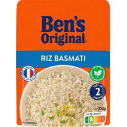 BEN'S ORIGINAL Riz Basmati sachet prêt en 2 minutes 220g
