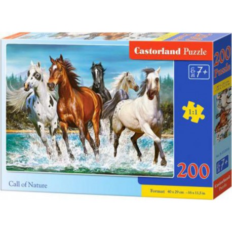 Castorland Puzzle Appel de la nature 200p