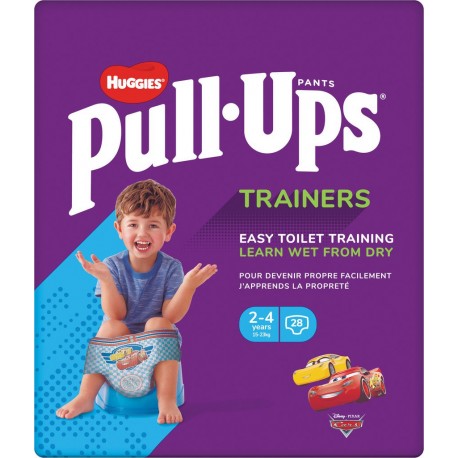 Huggies Couches bébé garçon 2 - 4 ans : 15 - 23Kg pull-ups