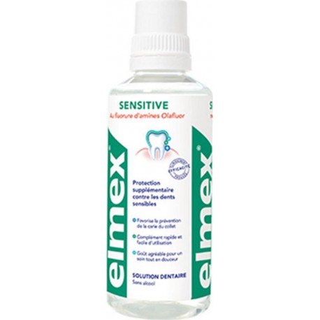 Elmex Solution Dentaire Sensitive 400ml (lot de 3)