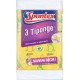 Spontex 3 Tiponge Nouveau Décor Ultra souple et Absorbant Par 3 (lot de 3 soit 9 éponges)