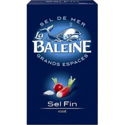 La Baleine Sel Fin Iodé 500g (lot de 20)