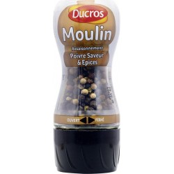 Ducros Moulin Assaisonnement Poivre Saveur & Épices 30g (lot de 3)