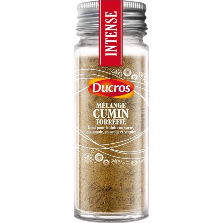 Ducros Torréfié Mélange Cumin Idéal pour le Chili Con Carne Guacamole Couscous et Viandes Intense 50g (lot de 3)