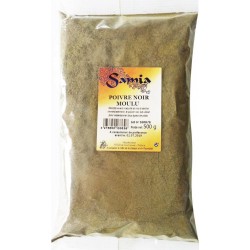 Samia Poivre Noir Moulu 500g (lot de 2)
