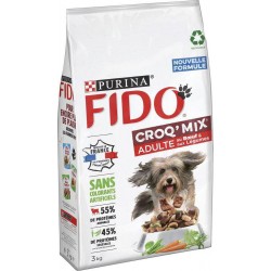FIDO CROQ’ MIX ADULTE BOEUF 3Kg