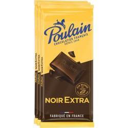 Poulain Tablettes Chocolat NOIR EXTRA 3x100g 300g