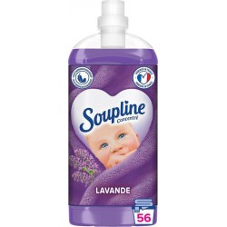 SOUPLINE Concentré adoucissant lavande x56 1300ml flacon 1,3L