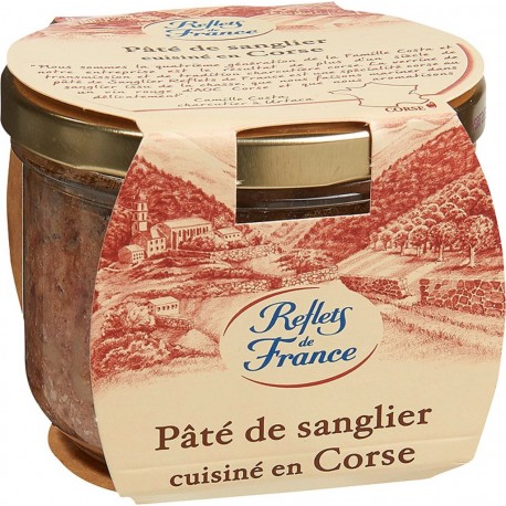 Reflets De France Pâté de Sanglier cuisiné en Corse 180g