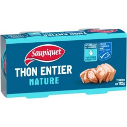 Saupiquet Thon entier nature 2x112g 224g