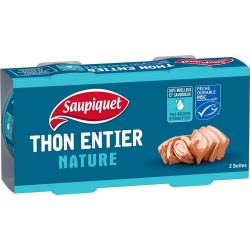 Saupiquet Thon entier nature 2x140g 280g