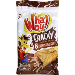 WHAOU! Crêpes chocolat et céréales 8x32g 256g