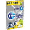 White Freedent Chewing-gum s/ sucres goût fruits