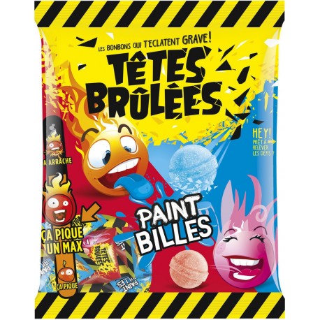 Tetes Brulees Bonbons Fraise Framboise kitache 135g