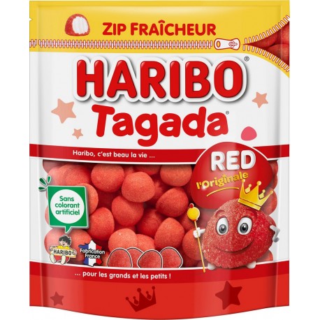 Haribo Bonbons Fraise Tagada zip fraicheur 220g