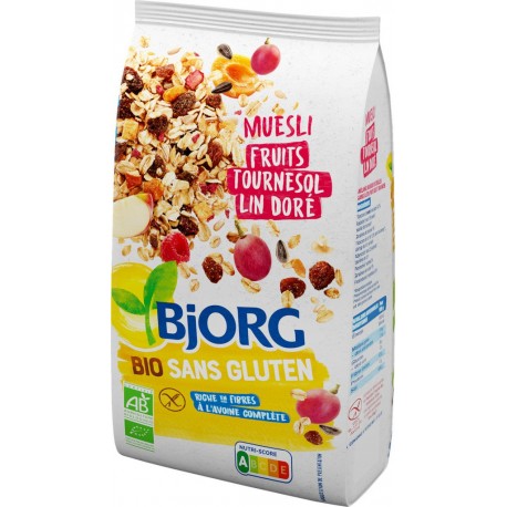 Bjorg Céréales bio aux fruits secs, sans gluten 375g
