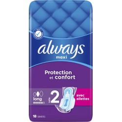 Always Serviettes hygiéniques Maxi Long