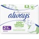 Always Serviette hygiénique protection coton long