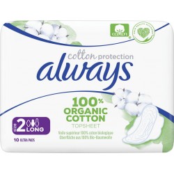 Always Serviette hygiénique protection coton long