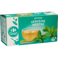 Carrefour Classic INFUSION VERVEINE MENTHE x25