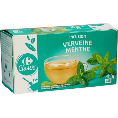 Carrefour Classic INFUSION VERVEINE MENTHE x25