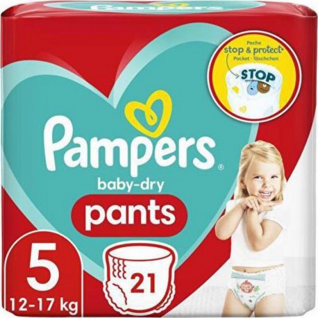 Pampers Culottes Premium Protection Pants Taille 5 12-17Kg x21