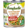 BONDUELLE VAPEUR PETITS POIS DOUX & CAROTTES extra fondants 530g